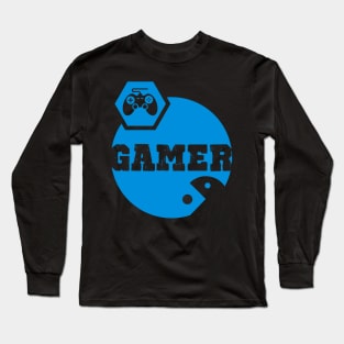 Gamer Shirt with Pad and Pac Birthday Gift Long Sleeve T-Shirt